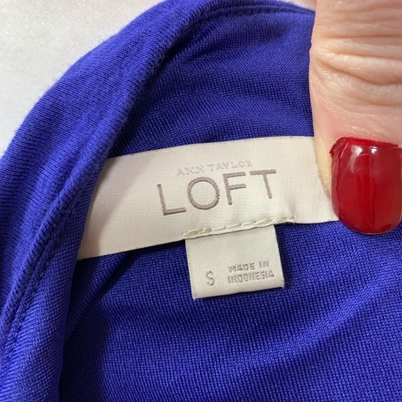 EUC Loft Royal Blue Rope Dress - Picture 5 of 6
